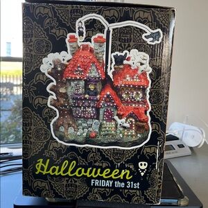 Fiber Optic Witch House Flying Witches
10”